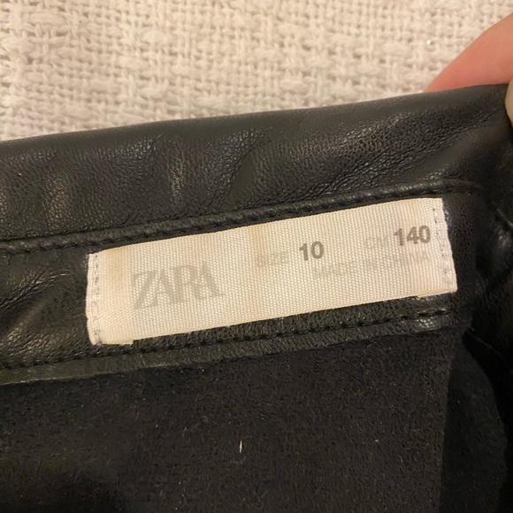 Zara Faux Woman's Leather Jacket | Size 10 - Picture 3 of 7